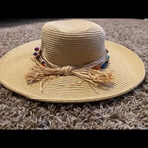 Capellini Straworld Inc. Safari Hat with Bead Trim